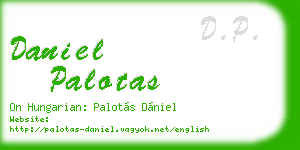 daniel palotas business card