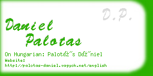 daniel palotas business card